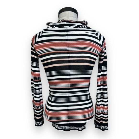 Free People - Anthropology - "Portland" Stripe Long Sleeve Top Sz XS - Picture 6 of 8